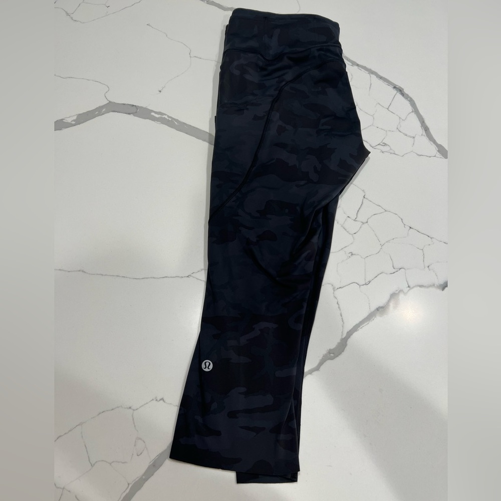 Lululemon Fast and Free Reflective High-Rise Crop 19"